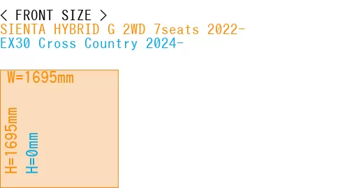 #SIENTA HYBRID G 2WD 7seats 2022- + EX30 Cross Country 2024-